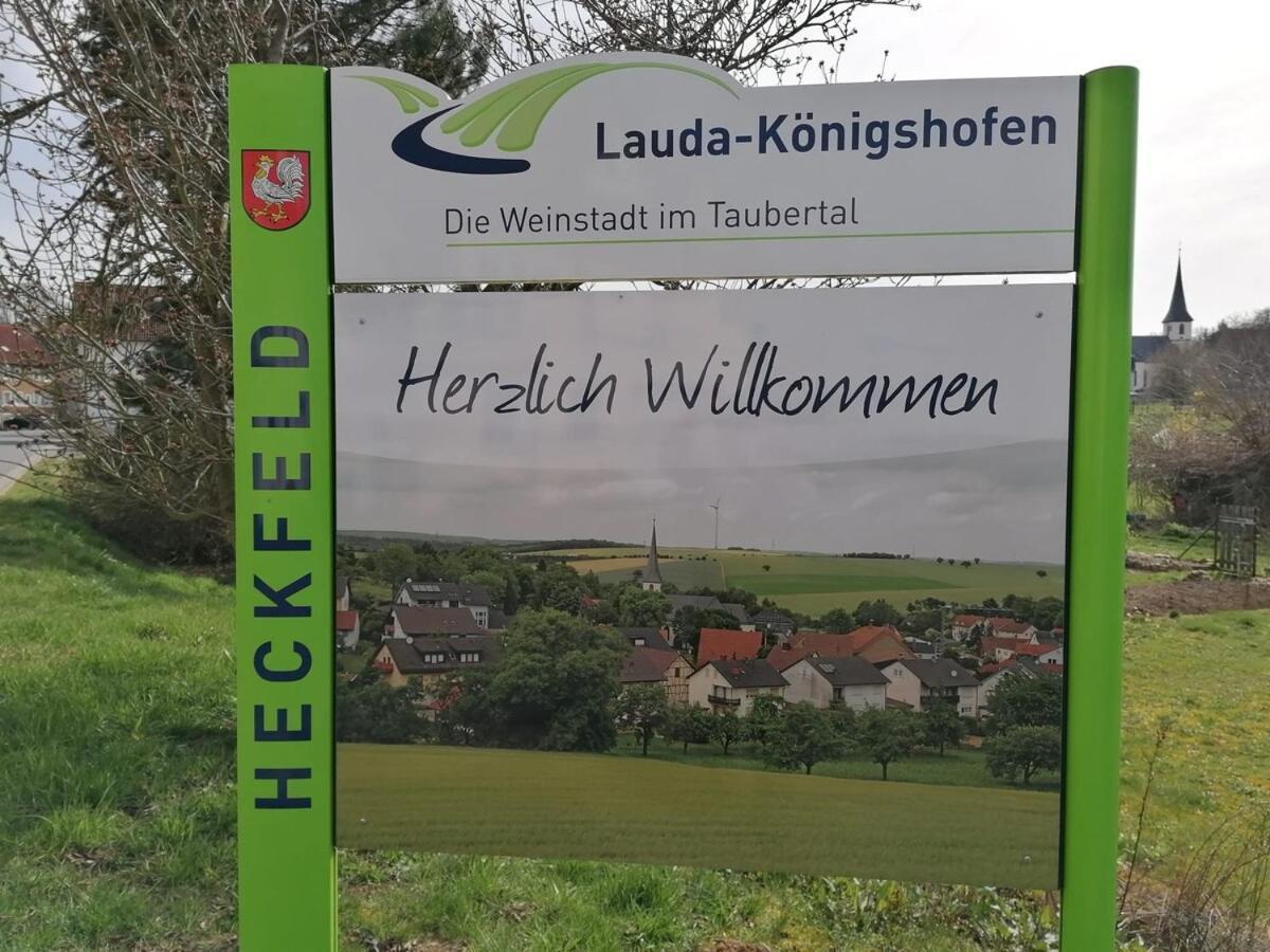 Ferienwohnung Pflueger Mit Terrasse Lauda Konigshofen Bagian luar foto