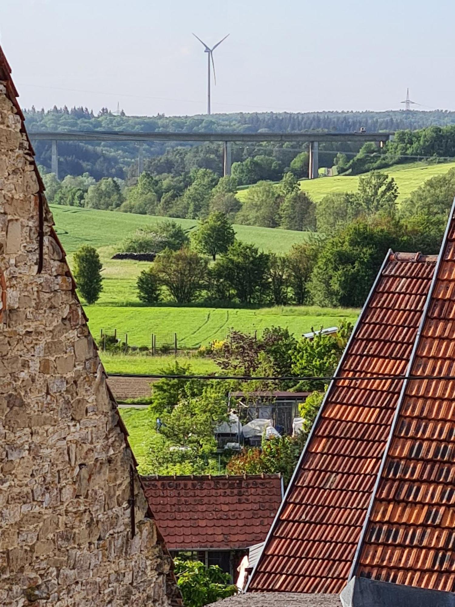 Ferienwohnung Pflueger Mit Terrasse Lauda Konigshofen Bagian luar foto