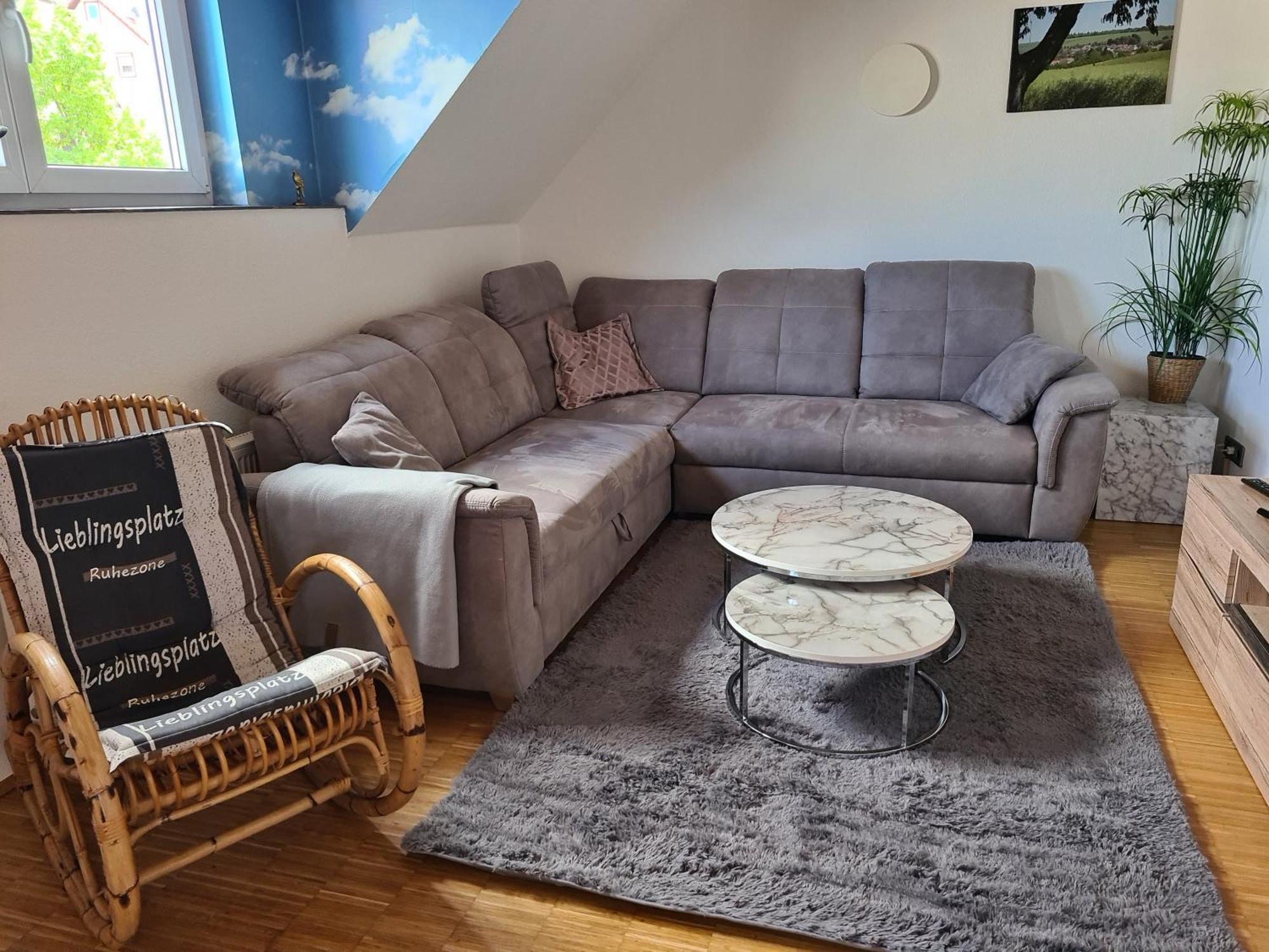 Ferienwohnung Pflueger Mit Terrasse Lauda Konigshofen Bagian luar foto